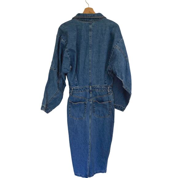 Ronny Kobo Sebastian Denim Dress Size Medium - Picture 8 of 11